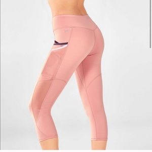 Fabletics crop mesh leggings